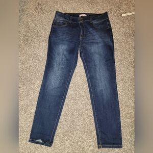 Women’s Skinny Stretch Jeans in Dark Blue